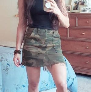 Blanknyc camo skirt sz 24 NWOT
